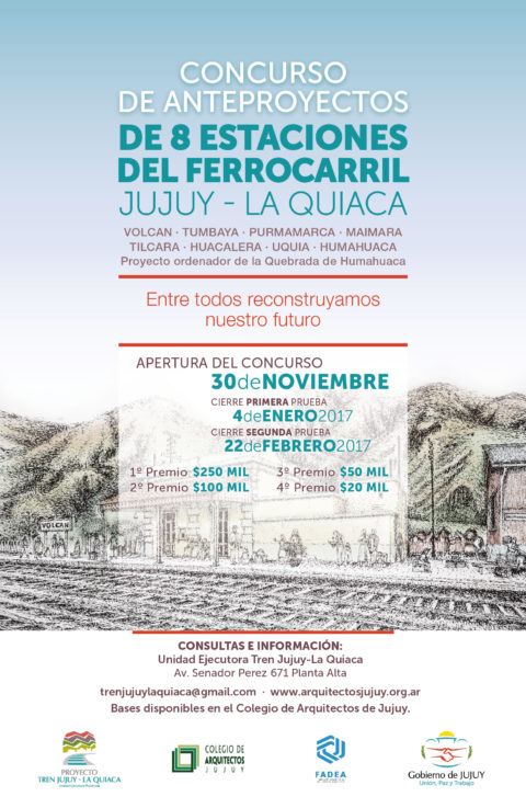 Concurso de anteproyectos del ferrocarril Jujuy – La Quiaca - Jujuy al día (Comunicado de prensa)