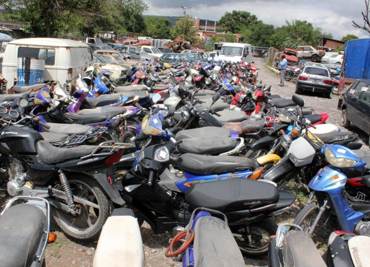 En Jujuy secuestran cientos de motos por falta del uso del casco de sus usuarios