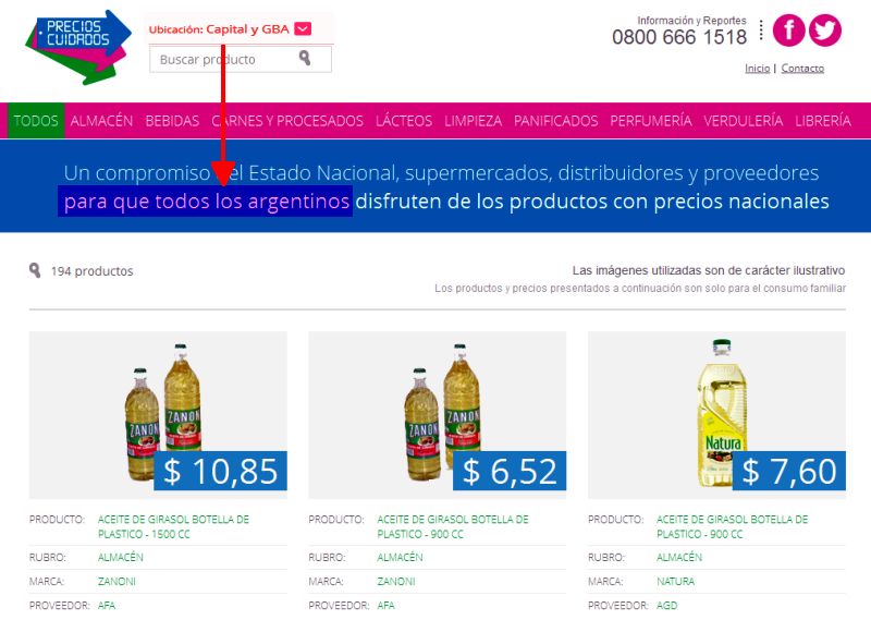 Presentaron el nuevo acuerdo de precios para «cuidar el bolsillo» sólo para Buenos Aires