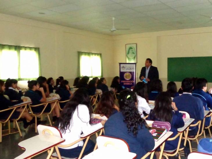 Jornada de prevención sísmica en colegio de Palpalá