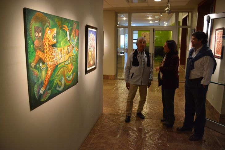 El artista expone su obra hasta fin de mes: “Jujuy Diverso” de Lorenzo Toro en el Centro de Visitantes Ledesma