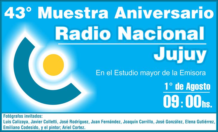 Muestra Aniversario de Radio Nacional Jujuy