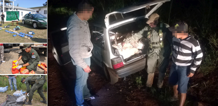 Gendarmería secuestró más de 46 kg de cocaína en Jujuy