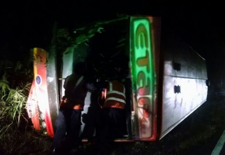 Vuelco del colectivo en Lozano: la justicia de Jujuy imputó al chofer del ómnibus por las lesiones de los pasajeros