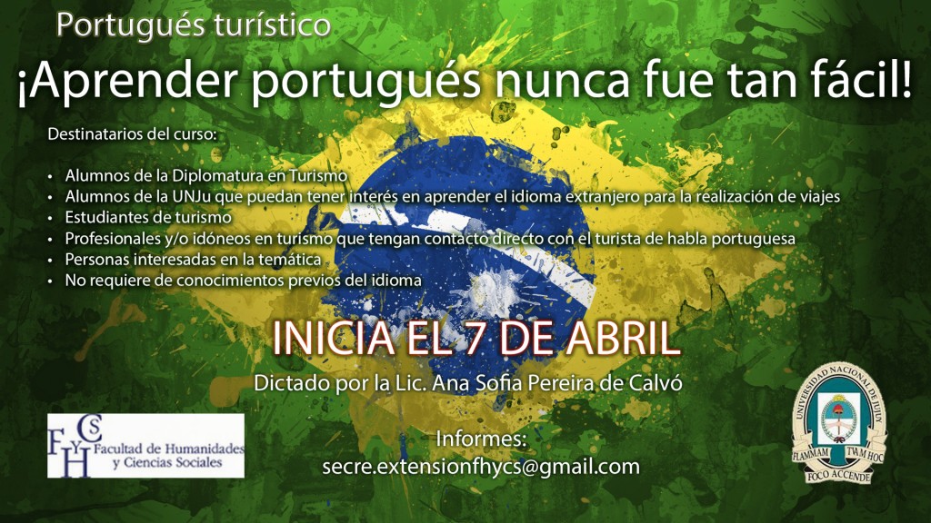 Interesante propuesta: dictan curso de Portugués Turístico