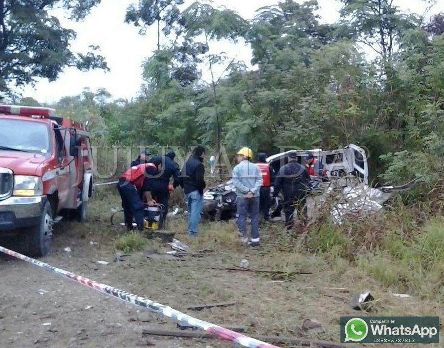 Jujuy: fatal accidente sobre ruta 34