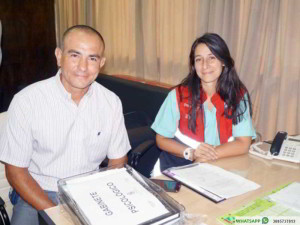 Director del SAME, Pablo Jure, y Subdirectora Bárbara Dipietro