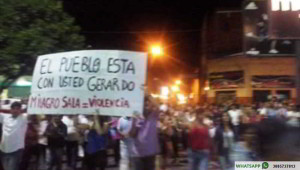 Marcha en Libertador Gral. San Martin