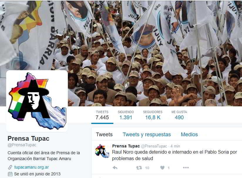 Jujuy: detuvieron al marido de Milagro Sala