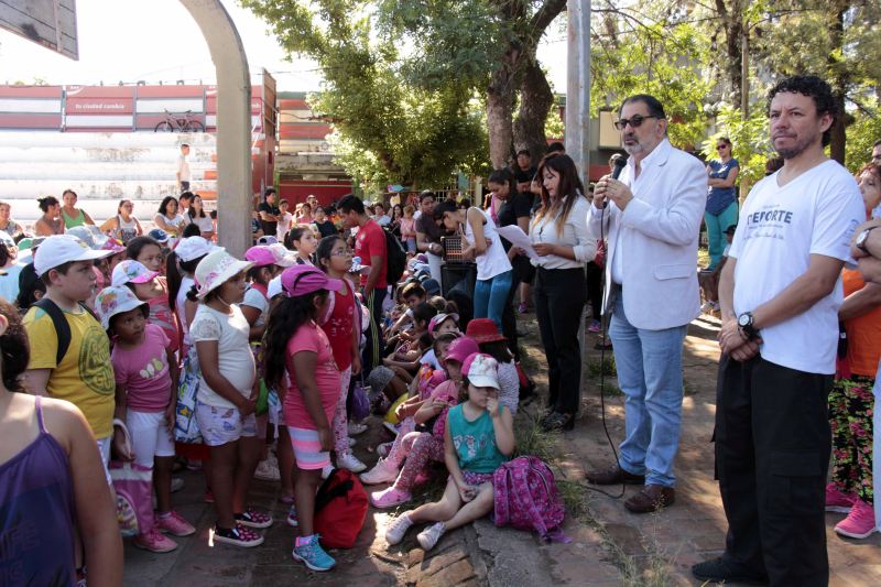 Verano en la ciudad: El “Chuli” Jorge inauguró las Colonias de Vacaciones 2017