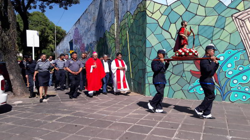 Misa y procesión en honor al santo patrono San Sebastián