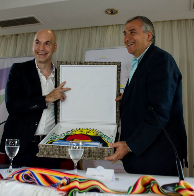 Morales y Larreta firmaron convenio para el desarrollo de actividades en conjunto con ciudad de Buenos Aires