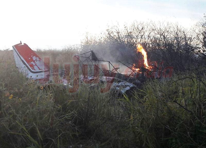 Jujuy: cayó una avioneta en el aeropuerto