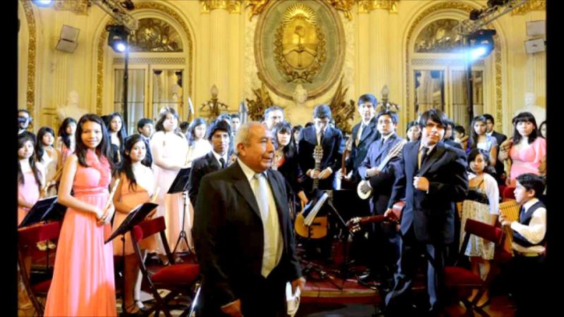 Concierto de la orquesta de instrumentos andinos