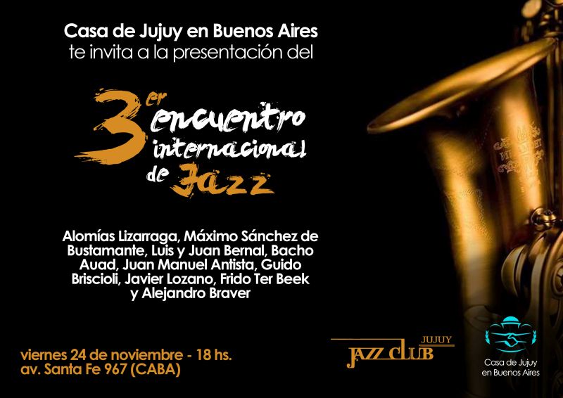 Jazz del mejor en la Casa de Jujuy en Buenos Aires