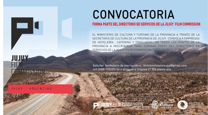 Convocatoria para conformar el Directorio de Servicios de Jujuy Film Commission