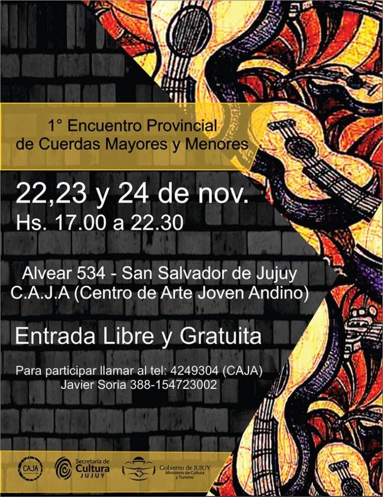 1° Encuentro de Instrumentistas de Jujuy “El tañir de las cuerdas”