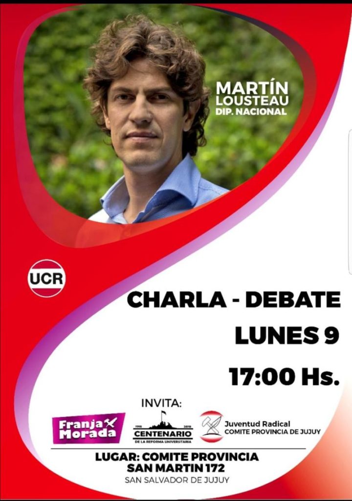 Charla debate con Martín Lousteau en Jujuy