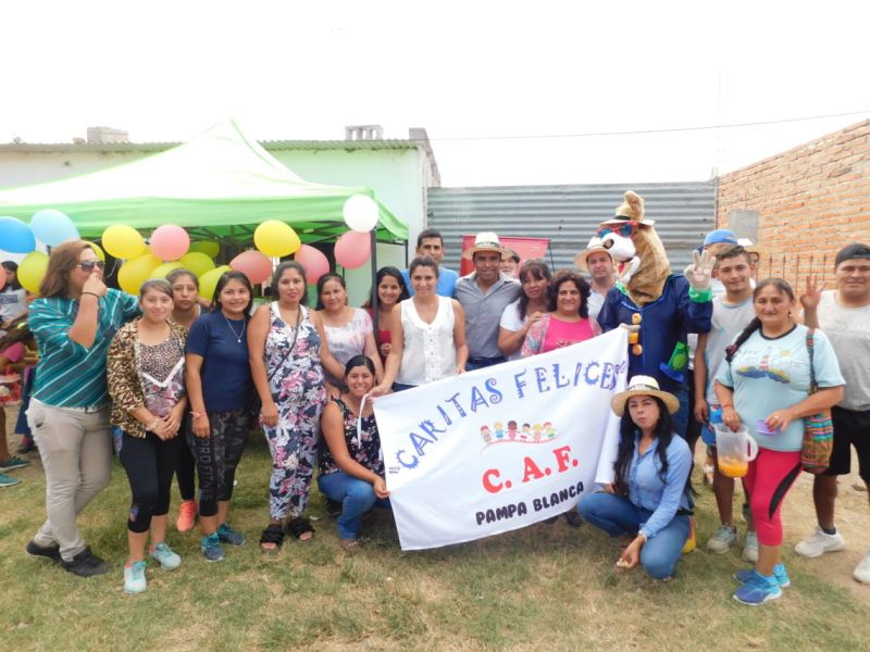 Pachabingo solidario en Pampa Blanca