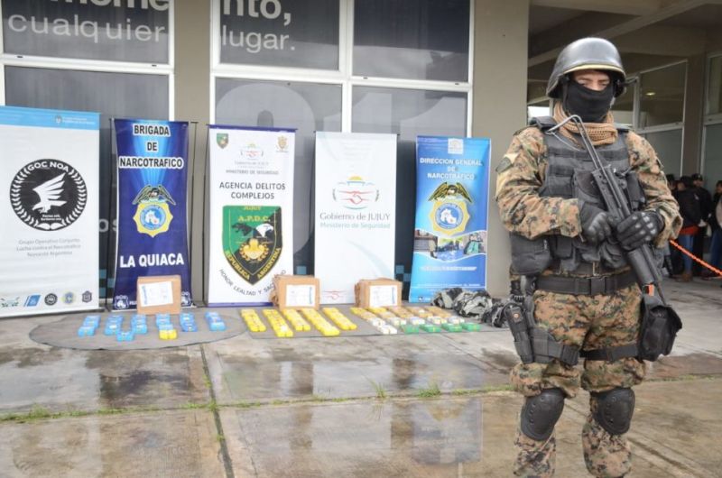 Nuevo golpe al narcotráfico en Jujuy: secuestran 64 kilos de cocaína
