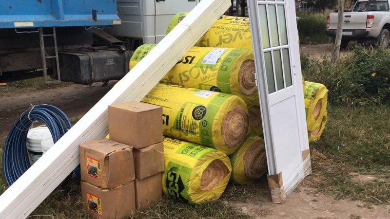Jujuy asiste y reactiva: nuevas entregas de materiales en Perico, San Pedro y Alto Comedero