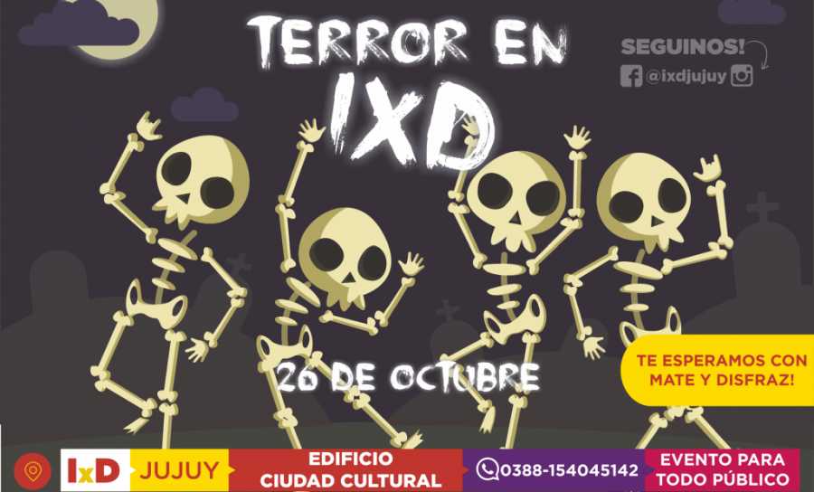Sábado de “Comunidad Infinita: Terror en IXD”
