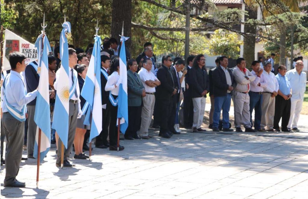 Plaza Belgrano: Recordaron el Día Nacional del Técnico