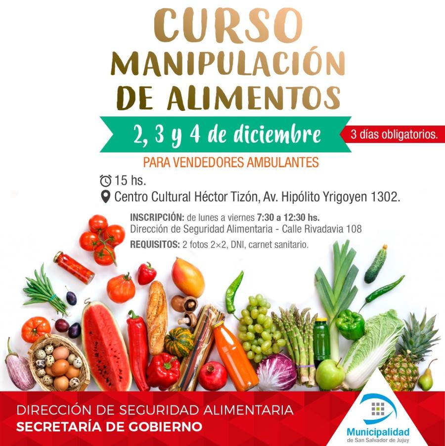 Seguridad Alimentaria: Último curso de manipulación de alimentos del año