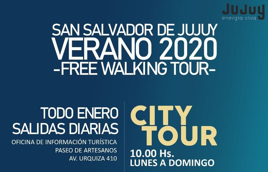 City Tour: De lunes a domingo guiados gratuitos por la ciudad durante la mañana y tarde