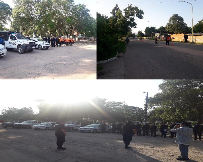 Continuan los operativos de seguridad y prevencion en la ciudad de Caimancito