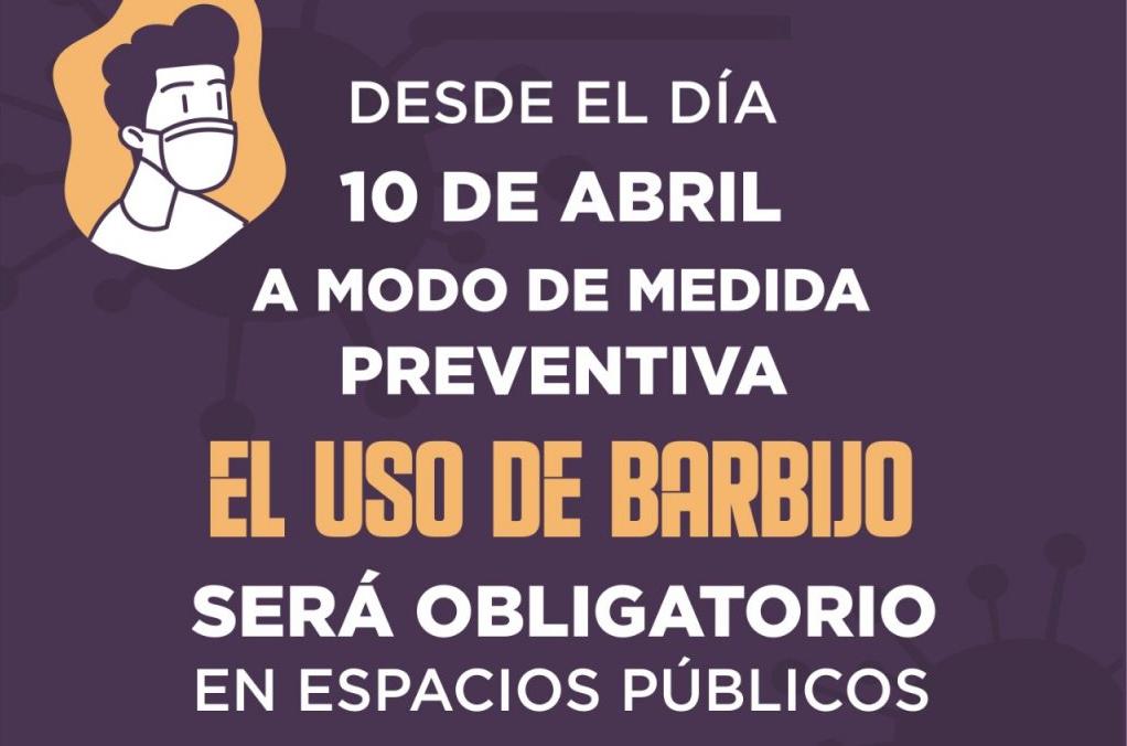 Coronavirus: En Jujuy desde el 10 de abril el uso de barbijo será obligatorio