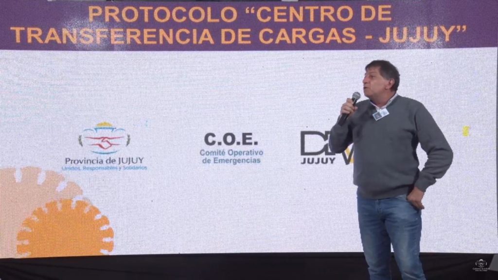 Jujuy: Presentaron el protocolo de seguridad del Centro de Transferencia de cargas