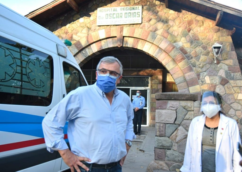 Morales visitó el hospital “Oscar Orías”