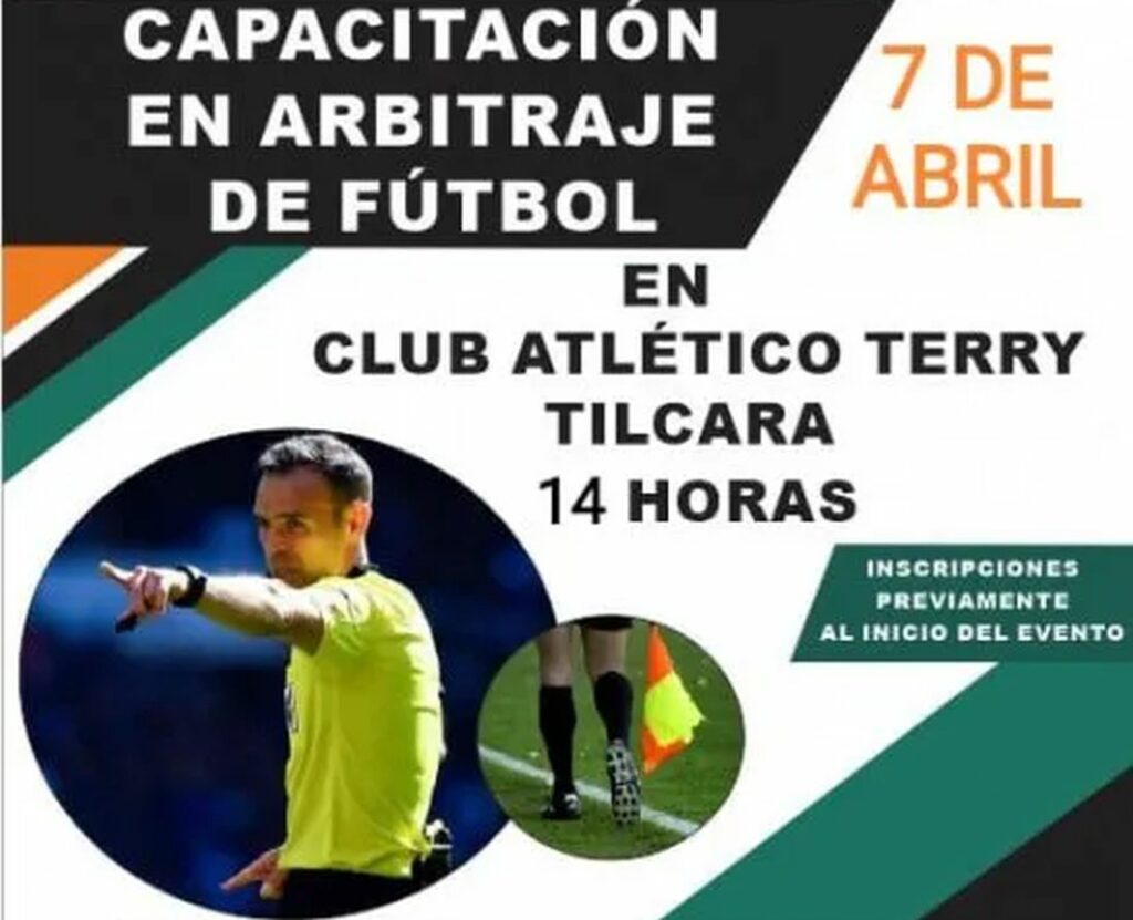 Se invita a la Capacitación en «Arbitraje de Futbol» en Tilcara