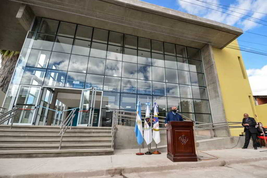 Gerardo Morales inauguró el nuevo edificio del Centro Judicial de Perico
