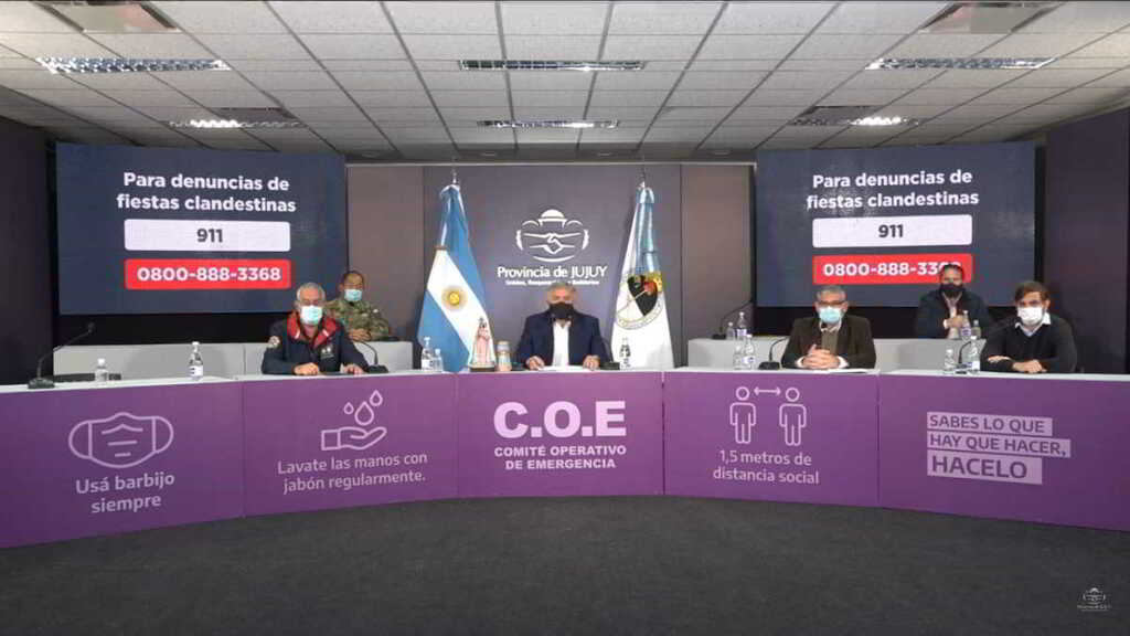 Coronavirus en Jujuy: El gobernador ratificó las medidas adoptadas hasta el día de hoy
