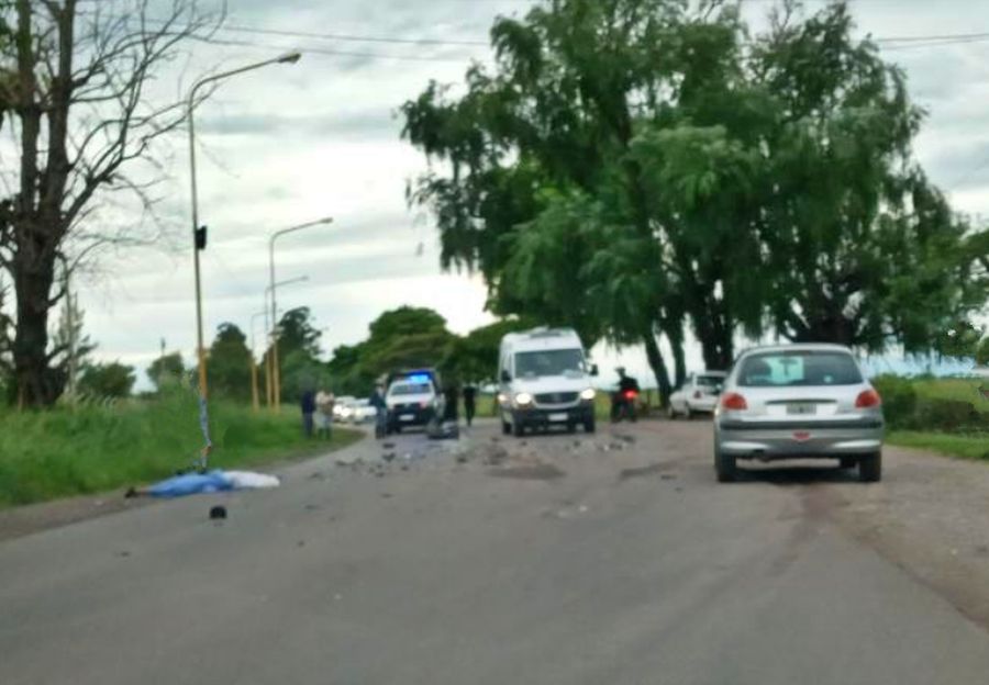 Jujuy: Pareja perece en choque frontal entre una motocicleta y una camioneta