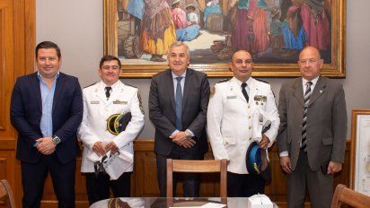 Morales se reunió con autoridades de la Policía Federal Argentina