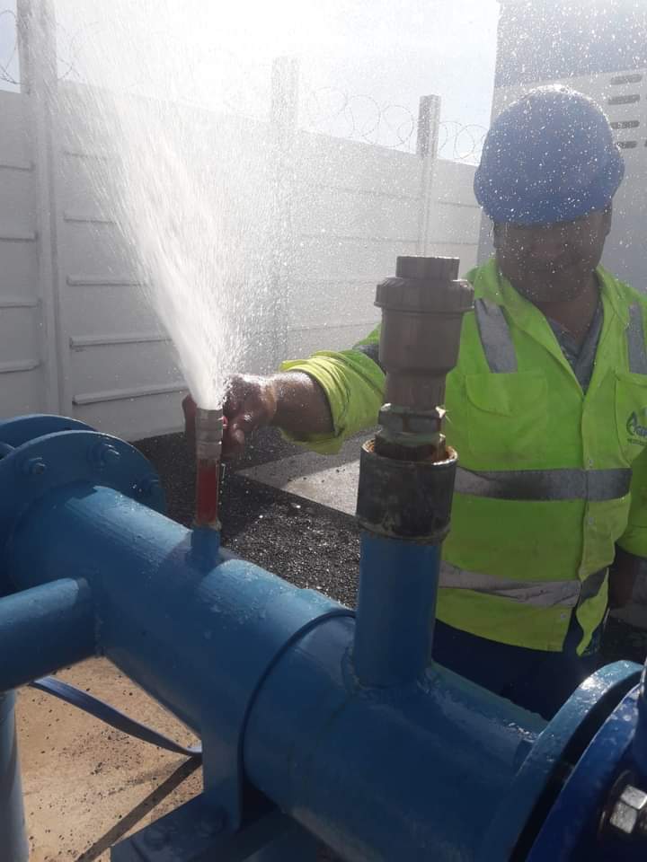 Puesta en funcionamiento del flamante cuarto pozo de Agua Potable para Santa Clara