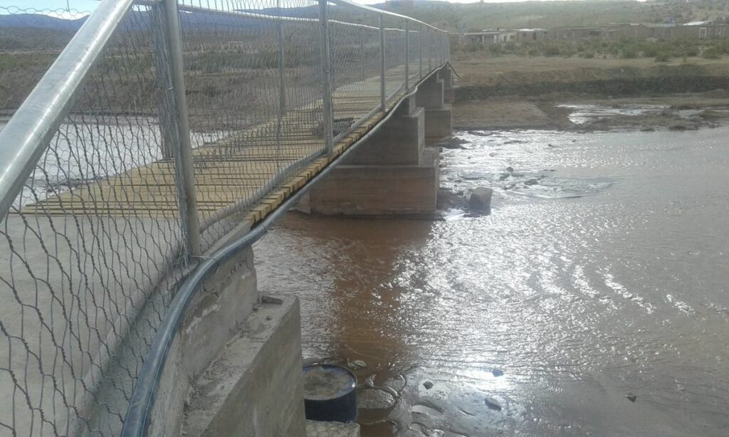 Agua Potable de Jujuy realizó importante obra de aumento de servicio de agua en Huáncar