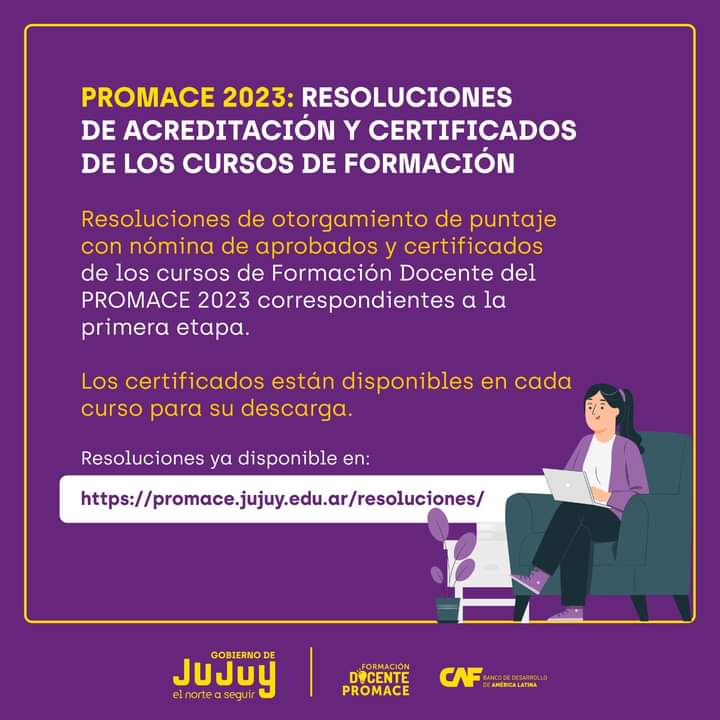 Están disponibles las Resoluciones de acreditación y certificados de los cursos de Formación Docente 2023