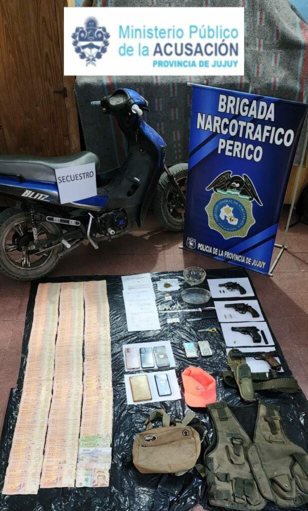 Jujuy, narcomenudeo: desbaratan grupo de narco-delivery en Perico