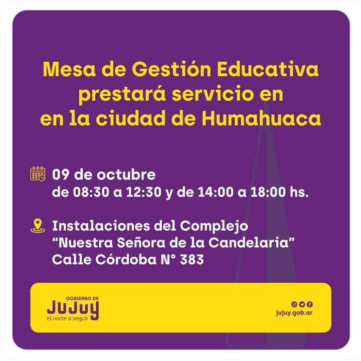 La Mesa de Gestión  Educativa cierra su itinerario 2023 en Humahuaca