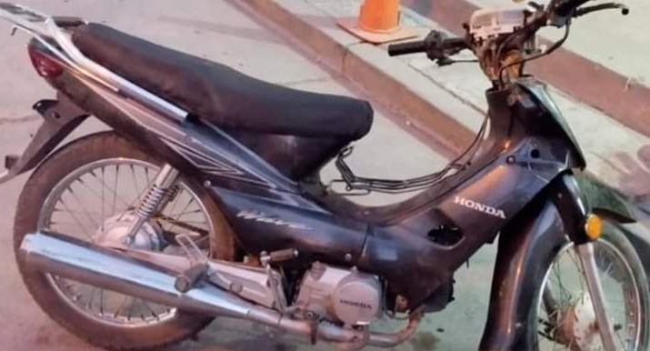 Recuperan moto que fue robada de un domicilio